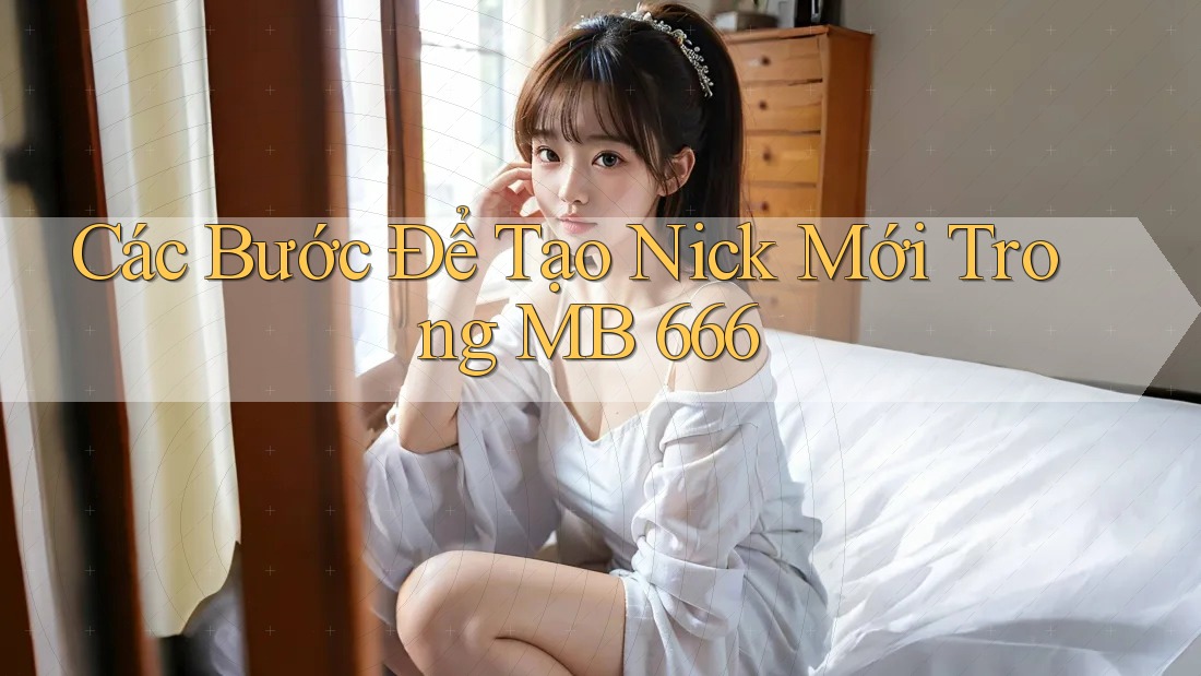Các Bước Để Tạo Nick Mới Trong MB 666 Các Bước Để Tạo Nick Mới Trong MB 666