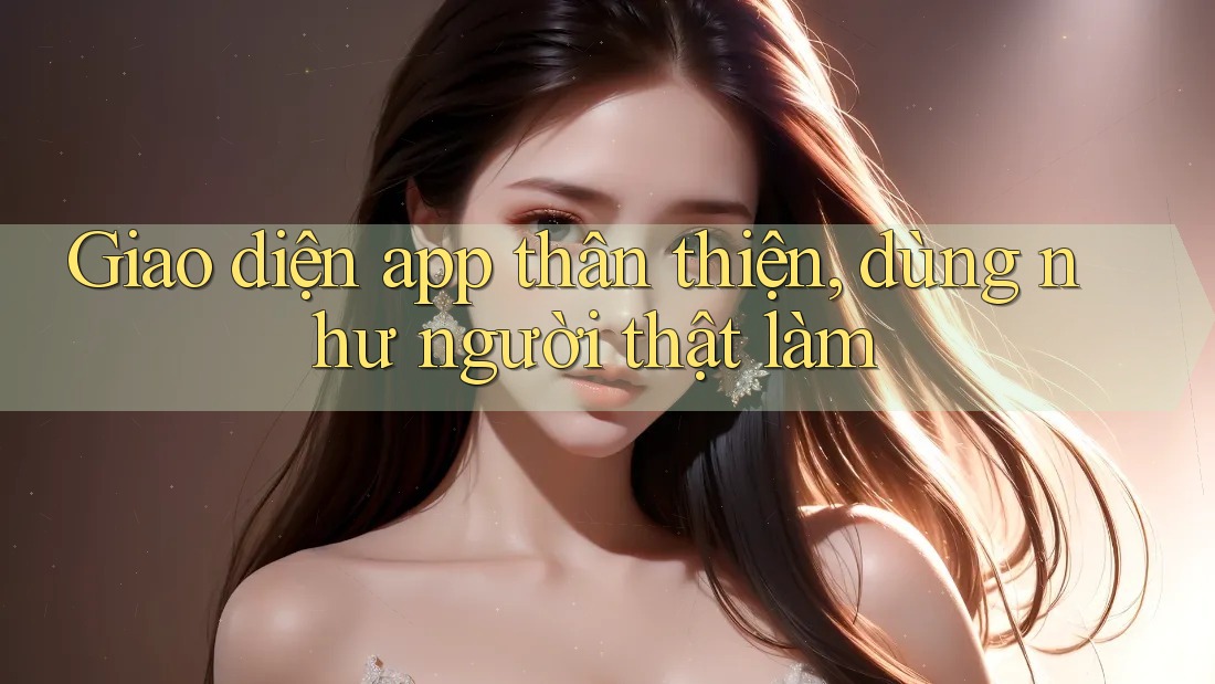 Giao diện app thân thiện, dùng như người thật làm Giao diện app thân thiện, dùng như người thật làm