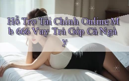 hỗ trợ tài chính online mb 666 vay trả góp cả ngày