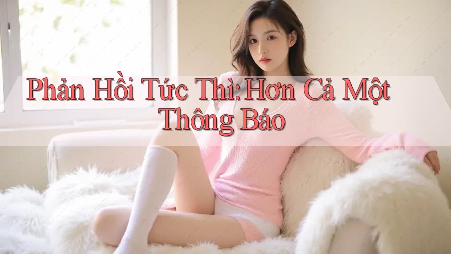 Phản Hồi Tức Thì: Hơn Cả Một Thông Báo Phản Hồi Tức Thì: Hơn Cả Một Thông Báo