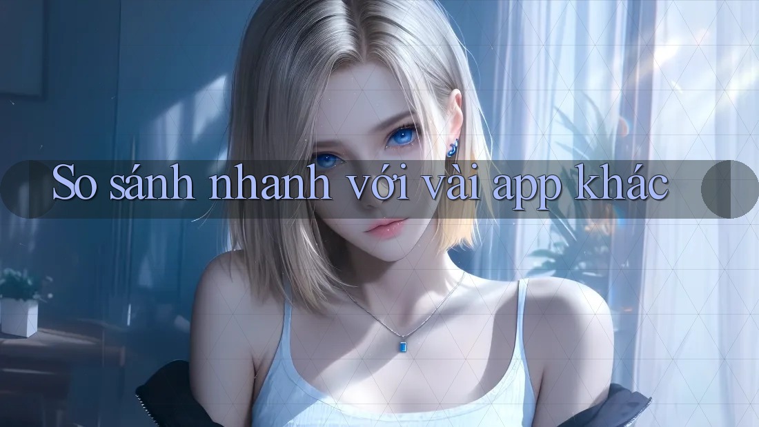 So sánh nhanh với vài app khác