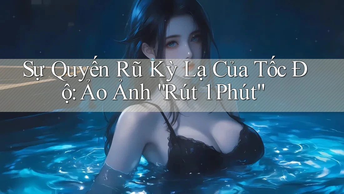 Sự Quyến Rũ Kỳ Lạ Của Tốc Độ: Ảo Ảnh “Rút 1 Phút”