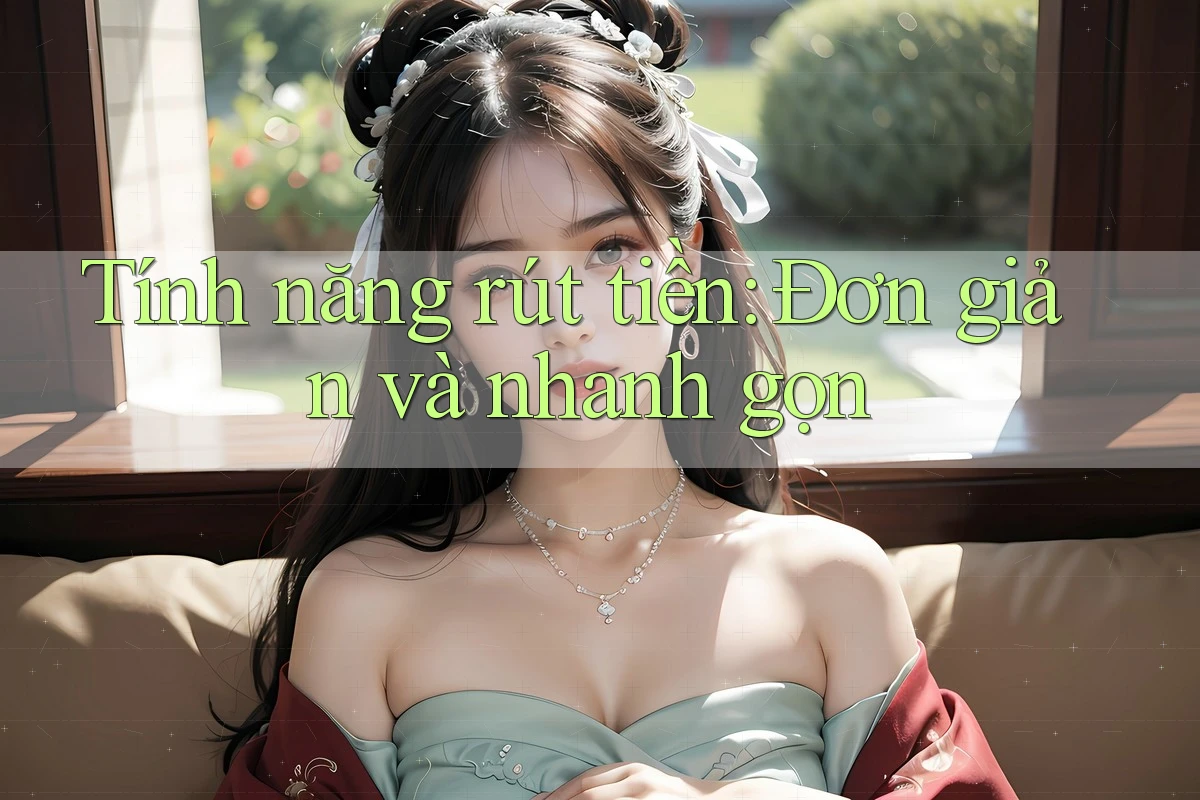 Tính năng rút tiền: Đơn giản và nhanh gọn
