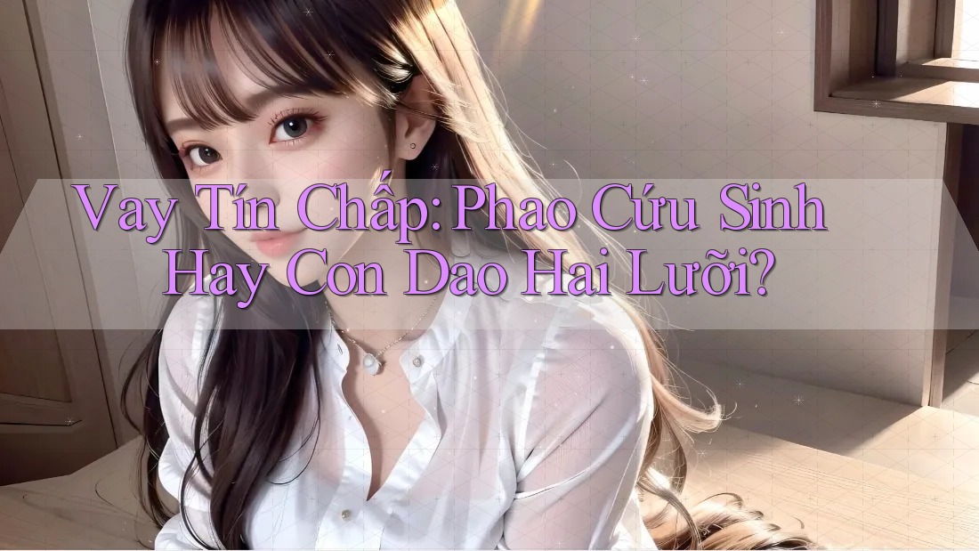 Vay Tín Chấp: Phao Cứu Sinh Hay Con Dao Hai Lưỡi? Vay Tín Chấp: Phao Cứu Sinh Hay Con Dao Hai Lưỡi?